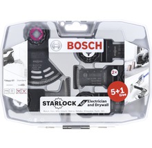 Set accesorii Bosch Zubehör Starlock pentru mașini multifuncționale, 6 piese, pentru lemn și metal-thumb-0