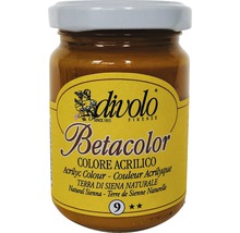 Culoare acrilică Betacolor Divolo 09 Raw Sienna 125 ml-thumb-0