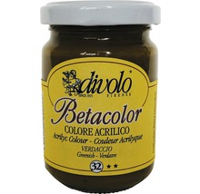 Culoare acrilică Betacolor Divolo 32 Verdaccio 125 ml-thumb-0