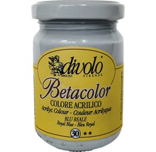 Culoare acrilică Betacolor Divolo 30 Royal Blue125 ml-thumb-0
