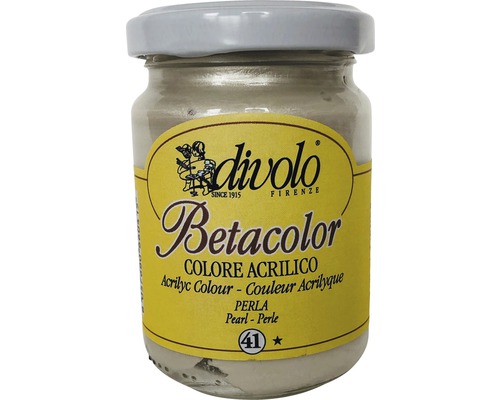 Culoare acrilică Betacolor Divolo 41 Pearl 125 ml-0