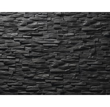 Panou decorativ Ultralight Benevento negru 18,7x57,4 cm-thumb-3