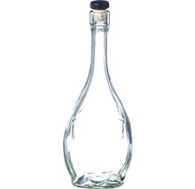 Sticlă cognac ovală cu dop de plastic 500 ml-thumb-0