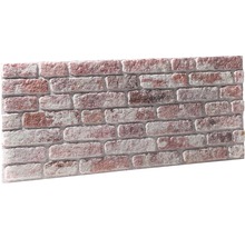 Panou decorativ UltraLight Brick Loft red and white 50x120 cm-thumb-1