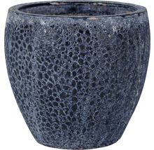 Ghiveci plante 'Melbourne', ceramică, Ø 37 cm, h 33 cm albastru antichizat-thumb-0