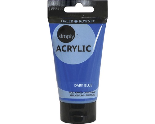 Culoare acrilică Simply 142 Dark Blue 250 ml-0