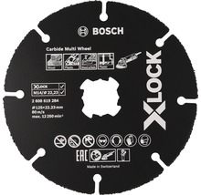 Disc debitare lemn & plastic Bosch Zubehör Carbide MultiWheel Ø125x22,23 mm, pentru mandrină X-LOCK System-thumb-0
