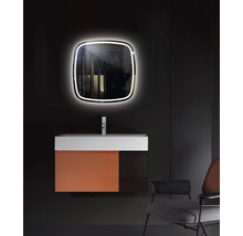 Oglindă baie cu iluminare LED DSK Silver Eclipse Ø59cm IP 24-thumb-3