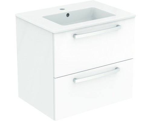 Bază lavoar baie Ideal Standard Tesi, 2 sertare, lemn/plastic, 60 cm, alb