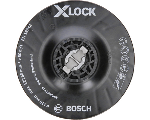Platan Bosch Zubehör Ø125 mm, pentru polizoare unghiulare cu mandrină X-LOCK System-0