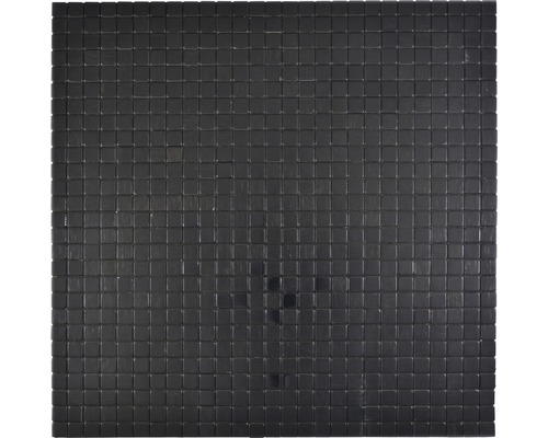 Mozaic aluminiu autoadeziv Quadrat Alu SAM 4AL1B negru mat periat 29x29 cm-0