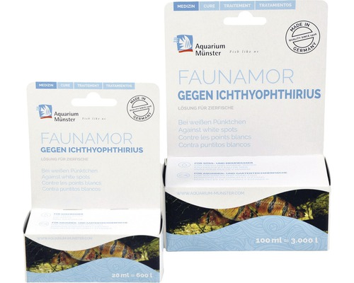 Tratament Aquarium Munster Faunamor 20 ml pentru 600 l fresh
