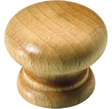 Buton pentru mobilă Hettich Country Ø34mm, lemn fag lăcuit-thumb-0