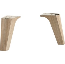 Set 2 picioare mobilier pelipal Capri aspect lemn-thumb-0