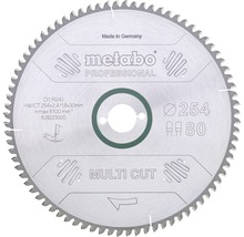 Disc fierăstrău circular Metabo Professional Ø254x2,4x30 mm 80 dinți-thumb-1
