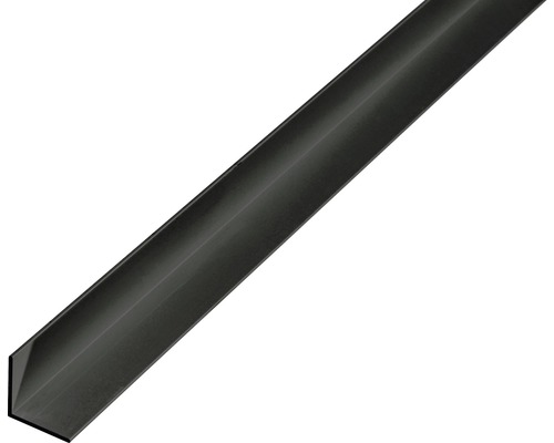 Cornier aluminiu Alberts 10x10x1 mm, lungime 1m, negru, eloxat-0