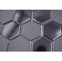 Mozaic HX 09059 hexagon mix negru R10B 32,5x28,1 cm-thumb-3