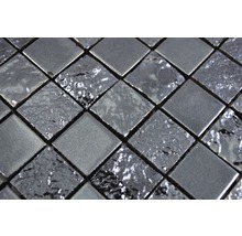 Mozaic CG GA4 Quadrat Gaku negru 31,6x31,6 cm-thumb-3