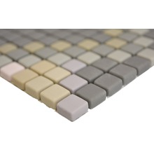 Mozaic Cuba MC6 Quadrat enamel gri mat 31x24,6 cm-thumb-1
