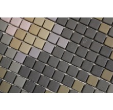 Mozaic Cuba MC6 Quadrat enamel gri mat 31x24,6 cm-thumb-2