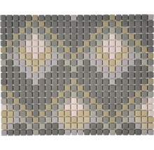 Mozaic Cuba MC6 Quadrat enamel gri mat 31x24,6 cm-thumb-0