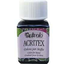 Culoare pentru textile Acritex divolo 12 negru 50 ml-thumb-0