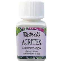 Culoare pentru textile Acritex divolo 47 alb 50 ml-thumb-0