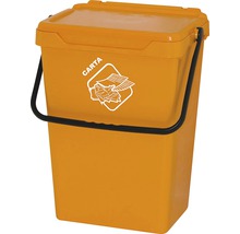 Găleată de gunoi ArtPlast BioSystem 35L, galben, pentru colectarea selectivă a deșeurilor-thumb-0