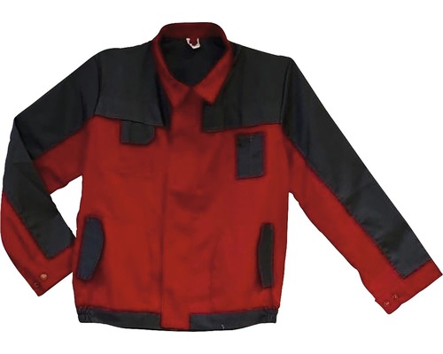 Jachetă de lucru DCT Asimo din bumbac + poliester roșu/gri, mărimea 46-0