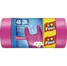 Saci menajeri Fino Premium 40L 52x62 cm, parfumați, rolă 20 bucăți-thumb-0