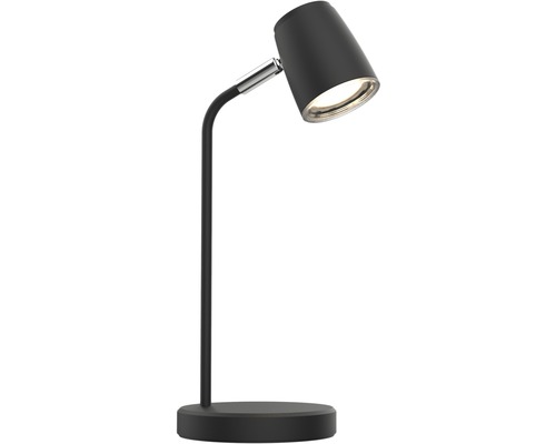 Lampă de birou cu LED integrat Mia 4,5W 400 lumeni, negru-0