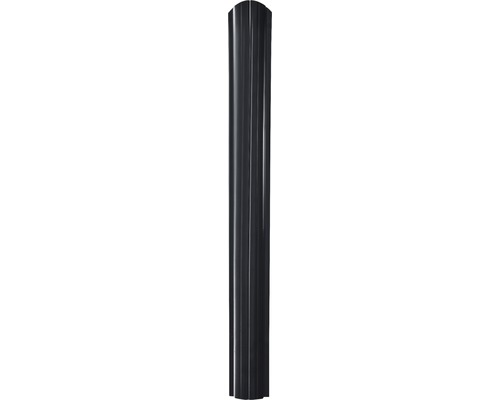 Șipcă gard BFENCE 125x10,5 cm negru-0