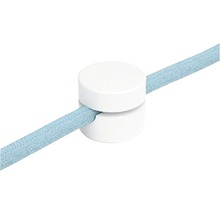 Suport ornamental de perete/tavan Creative-Cables pentru pozat cablu pendule, alb-thumb-1