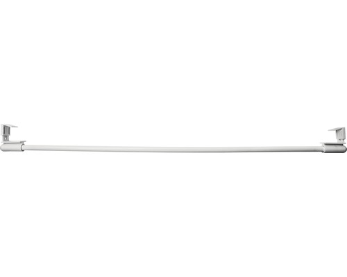 Bară perdea SmartFix albă 80-150 cm