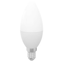 Bec LED Novelite E14 5W 375 lumeni, glob mat lumânare, lumină caldă-thumb-0