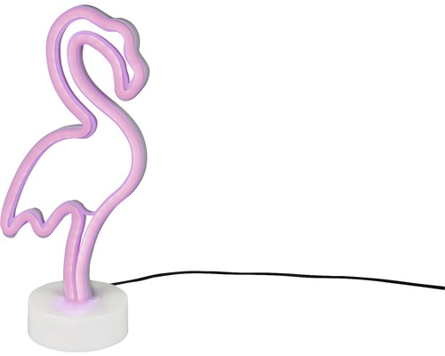 Veioză decorativă cu LED integrat Flamingo 1W, alimentare USB-0