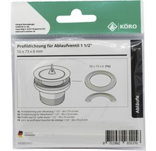Garnituri Köro scurgere PVC negru 1 1/2"-thumb-1