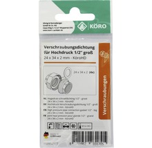 Garnitură Köro cauciuc și fibre 24x34x2 mm 1/2"-thumb-1
