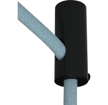 Suport ornamental de tavan Creative-Cables pentru fixat cablu pendule, negru-thumb-0