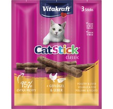 Gustare pentru pisici, Vitakraft Cat-Stick mini cu pasăre și ficat, 3 buc, 18 g-thumb-0