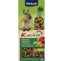 Gustare pentru iepuri pitici, Vitakraft Kräcker® cu legume, 2 buc, 112 g-thumb-0