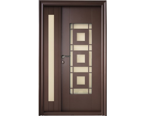 Ușă de intrare metalică pentru exterior Helis 120x205 cm dreapta