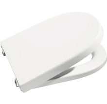 Capac WC Roca Meridian, închidere standard, balamale inox, alb 45x36,2 cm-thumb-0