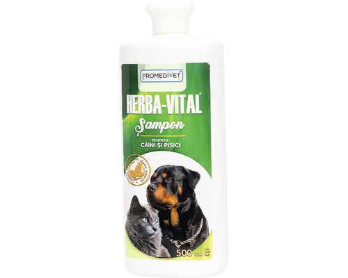 Șampon pentru câini și pisici Herba-Vital 500 ml