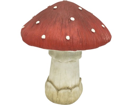 Ciupercă decorativă 27x26x32,5 cm roșu-0