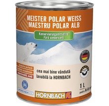 Vopsea lavabilă Meister Polar Weiss fără conservanți 1 l-thumb-0