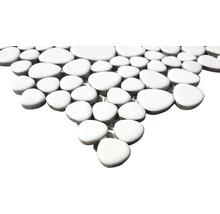 Mozaic ceramic XKM 100N tip pietre alb uni 27,5x27,5 cm-thumb-1