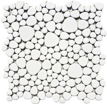 Mozaic ceramic XKM 100N tip pietre alb uni 27,5x27,5 cm-thumb-0