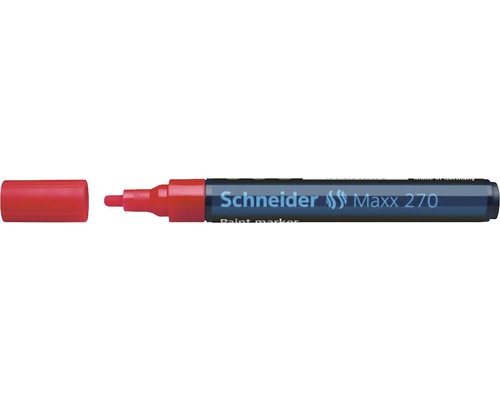 Marker cu vopsea 1-3 mm Schneider Maxx 270 roșu