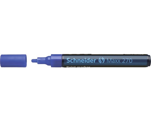 Marker cu vopsea 1-3 mm Schneider Maxx 270 albastru